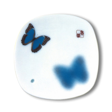 YUME-NO-YUME BLUE BUTTERFLY - подставка для благовоний